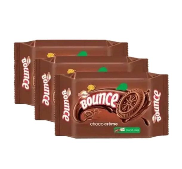 Sunfeast Bounce Tasty Choco Creme Biscuit 3X58 g (Set Of 3)
