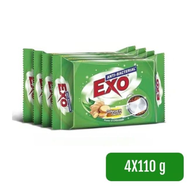 Exo Dishwash Bar 4X120 g (Buy 3 Get 1 Free)