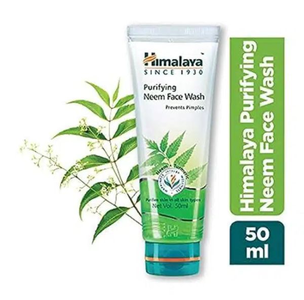 Himalaya Herbals Purifying Neem Face Wash, 50 ml