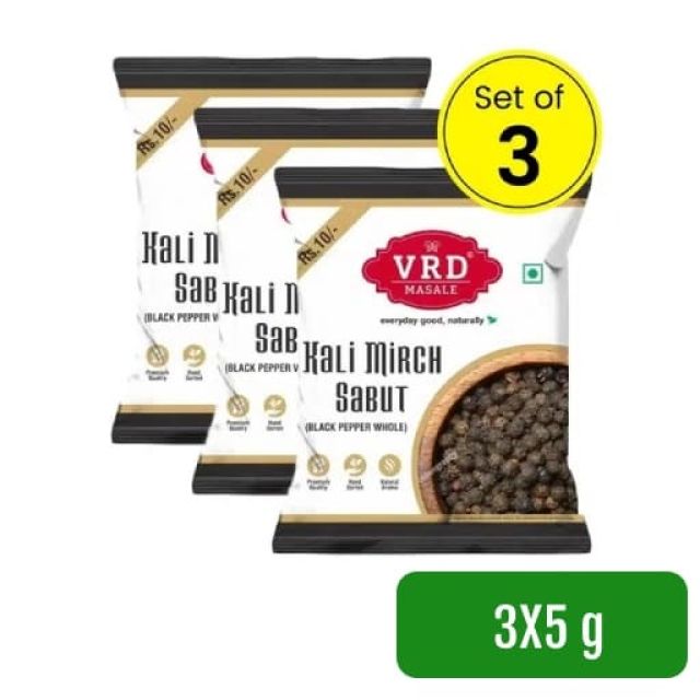 VRD Kali Mirch 3X6g (Pack of 3)